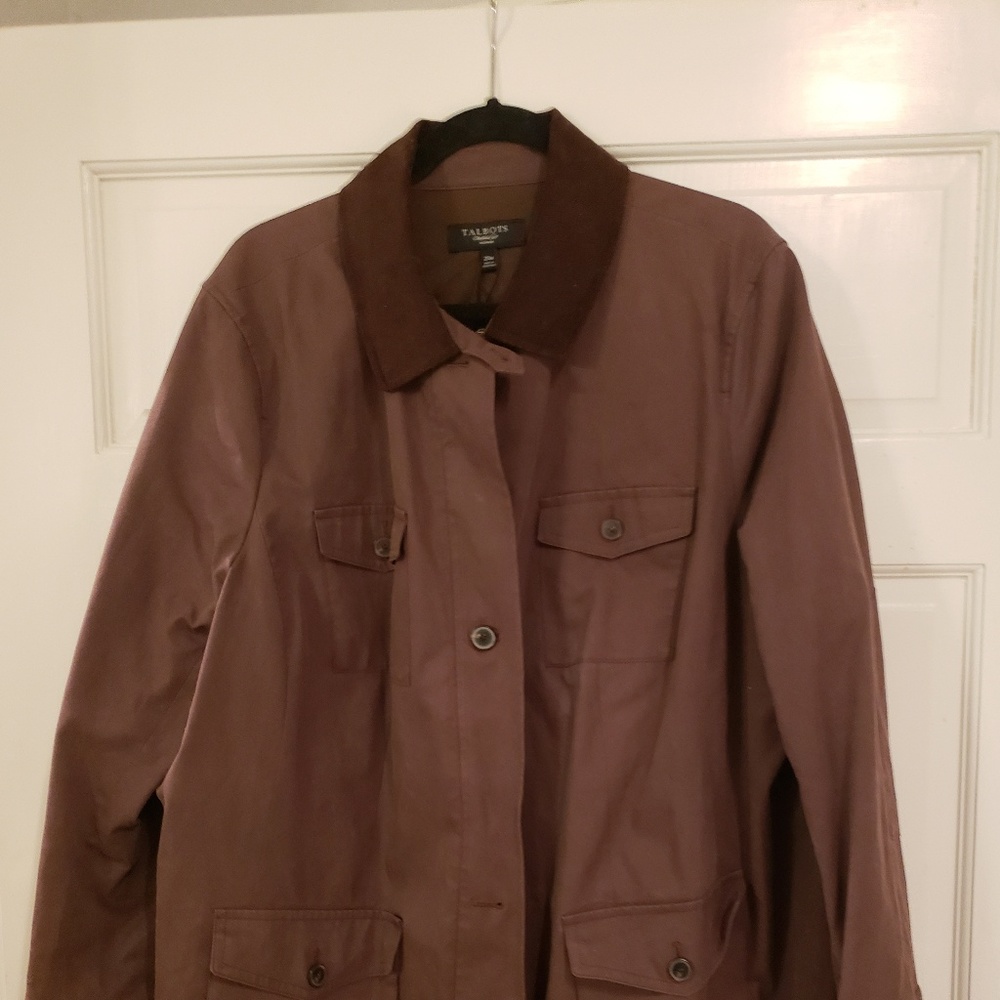 Talbots brown coat